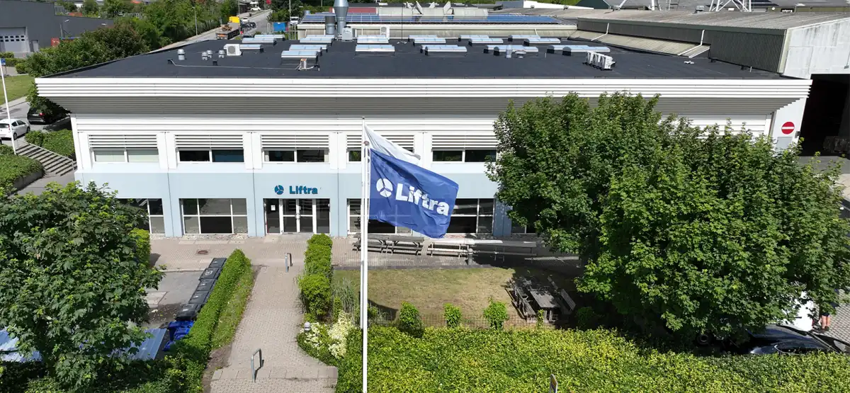 Liftra headquarters in Aalborg, Denmark